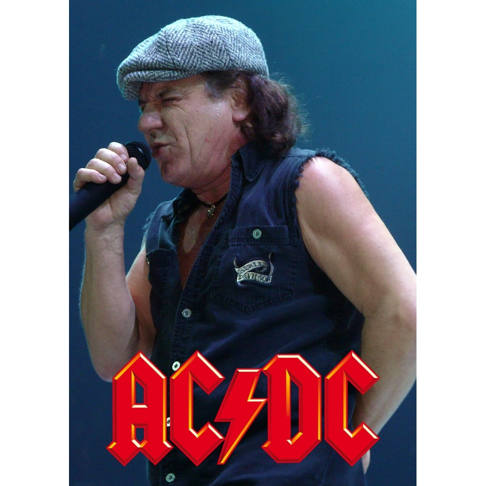 Плакат AC/DC (Брайан Джонсон), фото 1