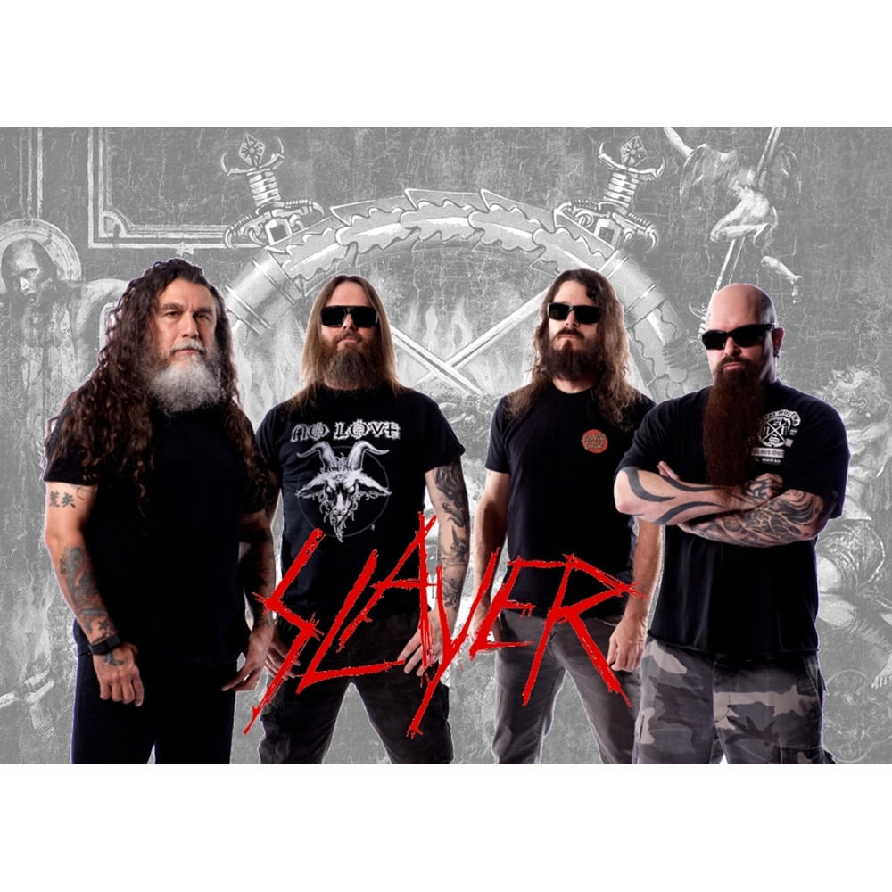 Плакат Slayer (сірий фон), фото 1