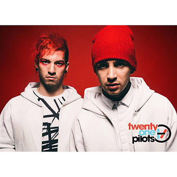 Постер Twenty One Pilots (red)