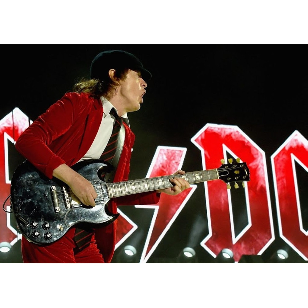 Плакат AC/DC (Angus Young colored), фото 1