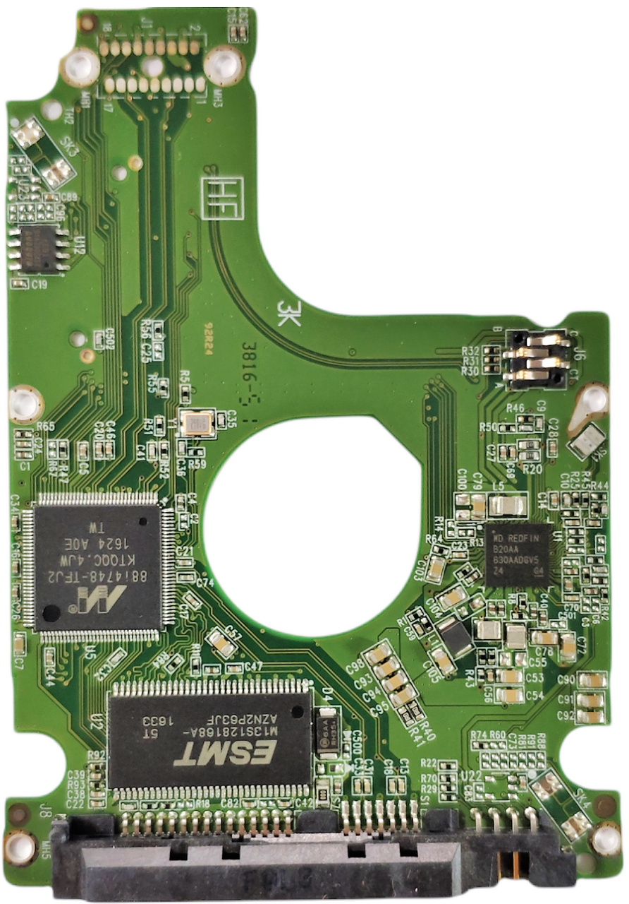 Плата HDD PCB 2060-800025-001 REV P2 WD WD2500LPCX WD3200LPCX WD5000LPCX WD5000LUCX