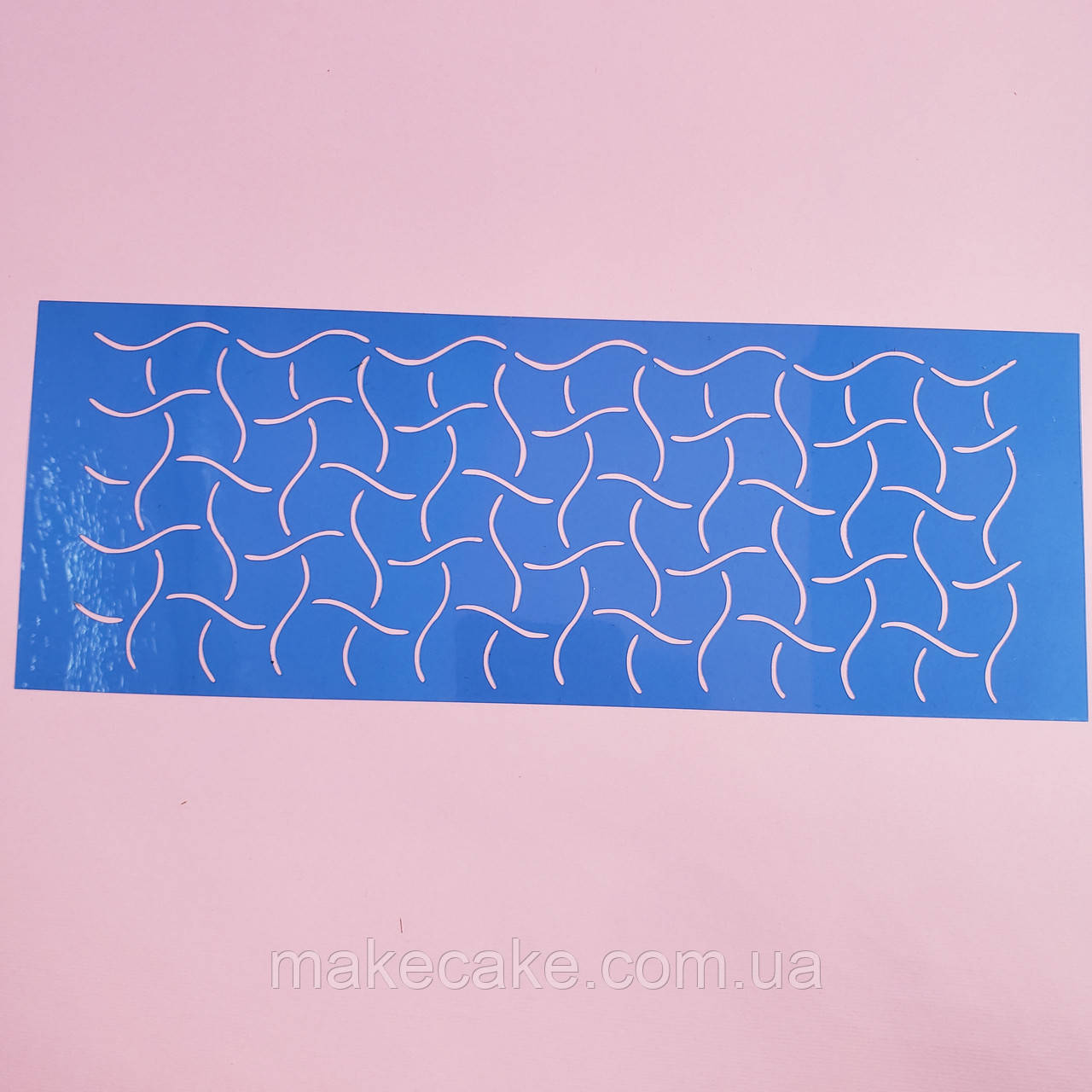 Бордовий трафарет візерунок No117 9.5х26 см, фото 1