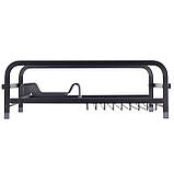 Сушарка для посуду Kamille 41х28х13,5 см з алюмінію з піддоном KM-0752, фото 7