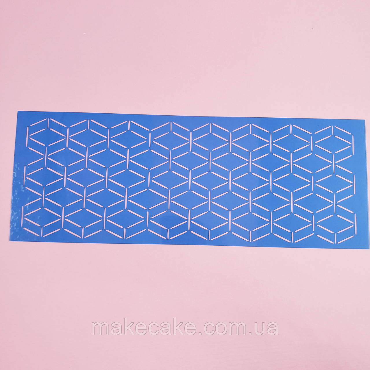 Бордовий трафарет візерунок No118 9.5х26 см, фото 1