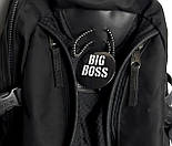 Значок Big Boss - Круглий значок на рюкзак - Подарунок директору, подарунок шефу - Прикольний подарунок, фото 4