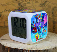 Настільні годинники Губка Боб "Веселун" / Sponge Bob Square Pants