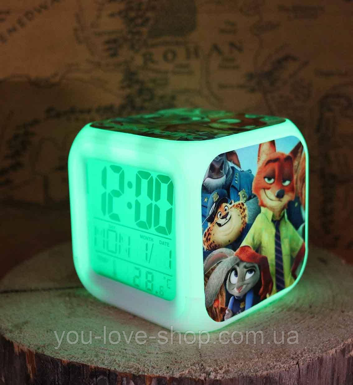 Настільні годинники Звірополіс "Police" / Zootopia