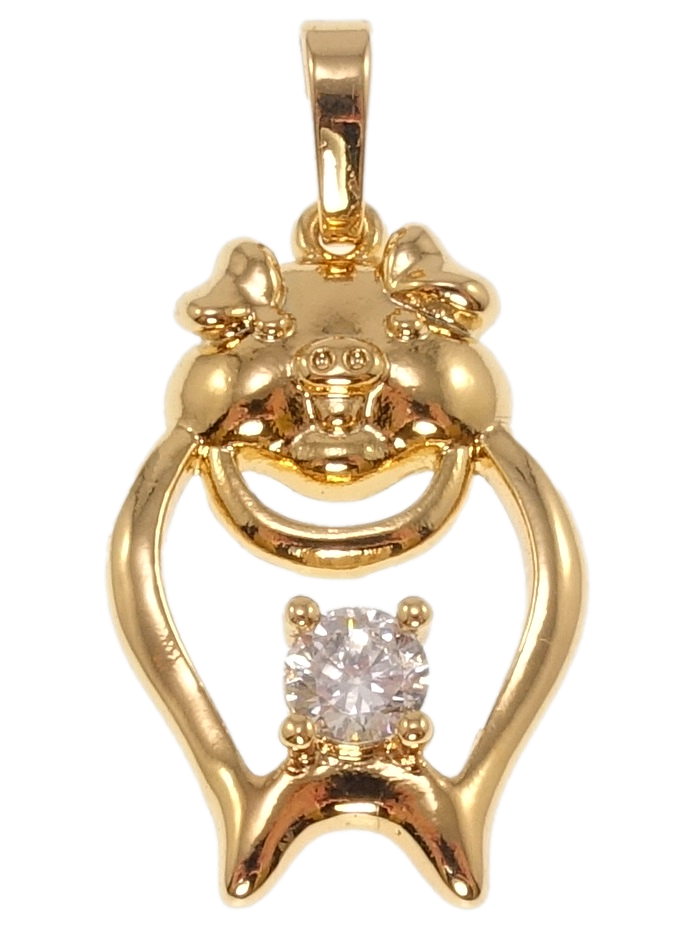 Кулон Xuping Позолота 18K "Знак Східного Гороскопу Свиня" для ланцюжка до 6мм
