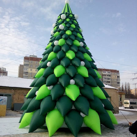Величезна надувна ялинка, фото 1