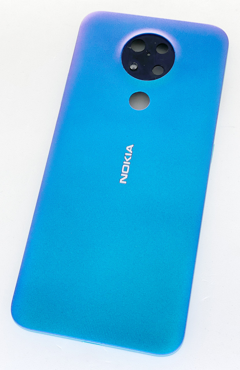 Задня кришка Nokia 3.4, синя, Fjord, оригінал (Китай), фото 1