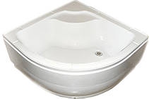 Душовий піддон 90*90*45 см акриловий глибокий з панеллю, ніжками та сифоном Ko&Po, фото 4