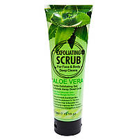 Скраб для обличчя і тіла Wokali Aloe Vera Face and Body Exfoliating Scrub WKL576 320 мл