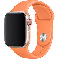 Силиконовый ремешок для Apple watch 42mm / 44mm (Orange) Оранжевый