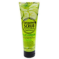 Скраб для обличчя і тіла Wokali Cucumber Face and Body Exfoliating Scrub WKL578 320 мл