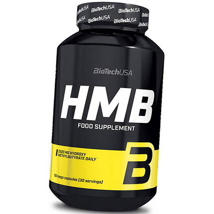 Гидроксиметилбутират BioTech HMB caps 150 caps, фото 3