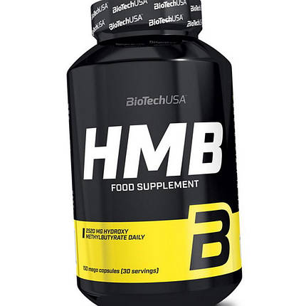 Гидроксиметилбутират BioTech HMB caps 150 caps, фото 4