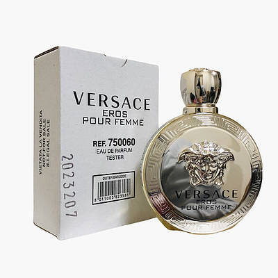 Парфумована вода жіноча Versace Eros Pour Femme 100 мл тестер оригінал, квітковий мускусний аромат