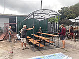 Навіс із полікарбонату над трибунами, фото 6