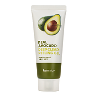 Пилинг-гель для лица Farm Stay Avocado Deep Clear Peeling Gel с экстрактом авокадо 100 мл