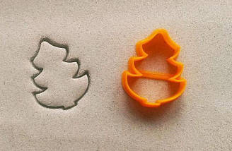 Вирубка для пряника пластикова Міні ялинка 5 см