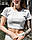 Футболка Женская укороченная 'Рибана' белая яркая топ трикотажный светлый, фото 4