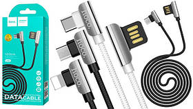 Кабель  USB /Micro USB HOCO U42 2.4A  Black (Box)