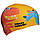 Дитяча шапочка для плавання силіконова MadWave Junior DINO M057916 жовтий, фото 2