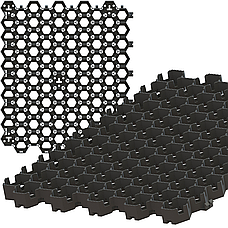 Решітка Hexpave зелена 8102-З UA (505*580*30), РГ 8102, екопарковка, модульні газонні грати, РГ, фото 3