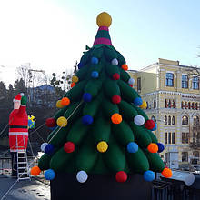Пневмоелка надувна фігура вулична новогодняя10м/Inflatable Christmas Shapes