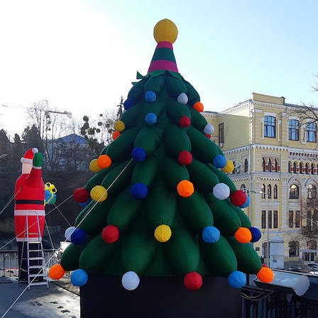 Пневмоелка надувна фігура вулична новогодняя10м/Inflatable Christmas Shapes, фото 1