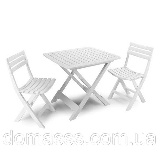 Набір Camping 2 білий пластик, фото 1