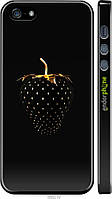 Чехол на iPhone 5s Черная клубника "3585c-21-18101"