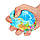 Іграшка антистрес сквиш "Глобус в руці mini", фото 3