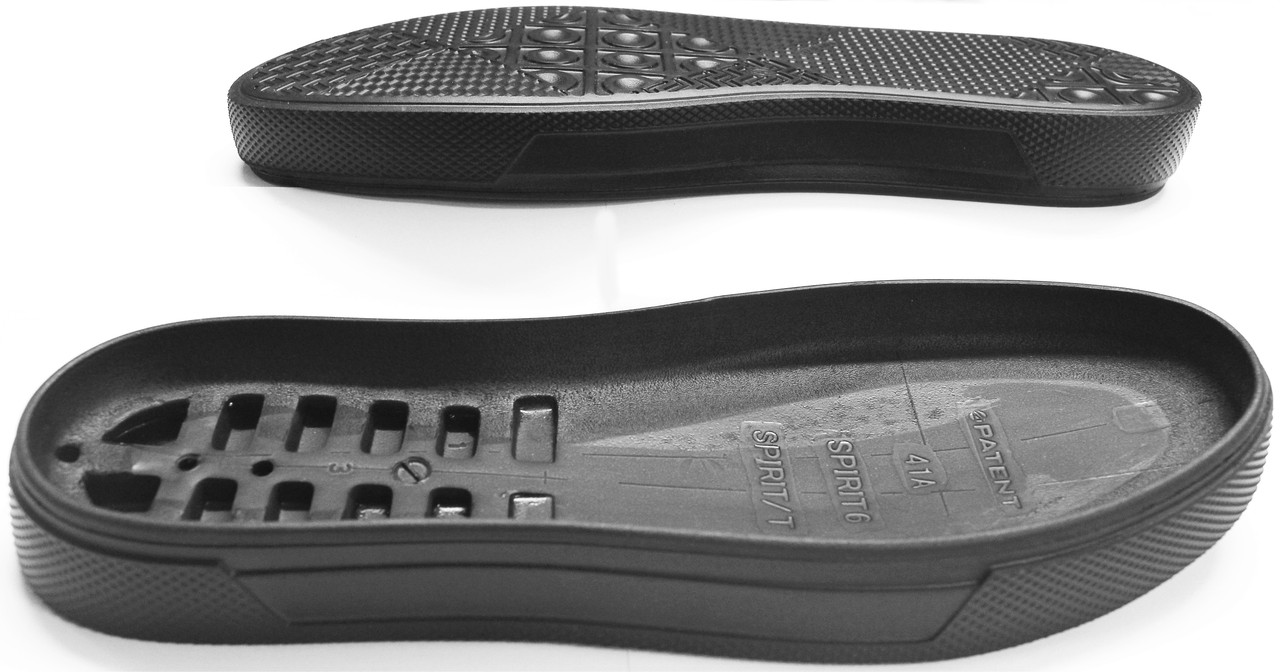 Підошва для взуття чоловіча Спіріт-6 Чорний р.40-45, фото 1