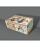 Новорічна коробка, Різдвяна бандероль / 1000 гр, Картонная упаковка для конфет, фото 2