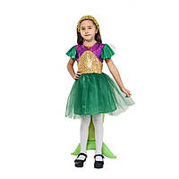 Карнавальный костюм РУСАЛОЧКА для девочки 7,8,9 лет, детский новогодний костюм РУСАЛКИ, РЫБКИ