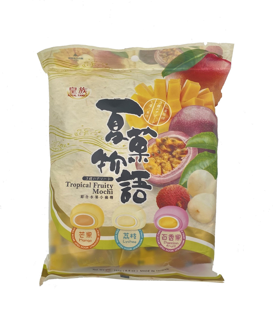Тістечко моті (мочі)Tropical Fruity Mochi ROYAL FAMILY 250 г