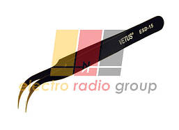 Пінцет VETUS ESD-15 антистатичний, немагнітний