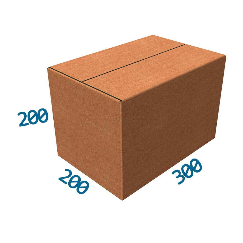 Картонна коробка / Гофроящик 300*200*200 (чотирьохклапанна)