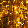 Вулична Гірлянда Бахрома 4x0,6 метра 120 LED, 20 ниток, 220В, IP55. Зовнішня Гірлянда, Золото, AL-1795-65, фото 6