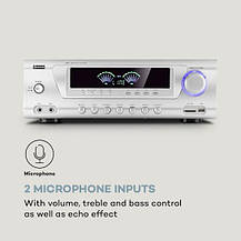 Ресивер Auna HiFi AMP 3800 BT 5.0, Німеччина, фото 2