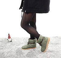 Зимние Женские Ботинки Louis Vuitton Pillow Boots "Green" - "Зелёные" KL965/1 Зимние Женские Ботинки Louis Vuitton Pillow Boots "Green" - "Зелёные"