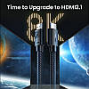 Кабель HDMI надшвидкісний 8K/60Гц UGREEN 48 Гбіт/з плетений HDR Dolby Vision HDR10 2.1 3м (HD150), фото 5