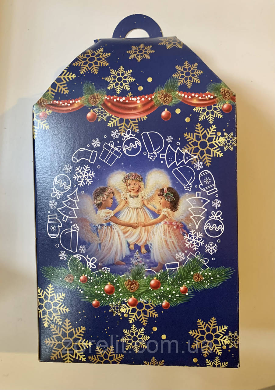 Новорічні коробки для цукерок (800грам) 803