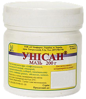 Унісан мазь антисептик проти захворювань шкіри, 200 г