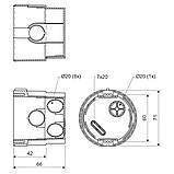 Коробка приладова Ø73х66мм Копос KPR 68_KA, фото 2