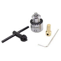 Патрон свердлильний 0.3-4мм під 3.17 мм JT0 вал для микродрели PCB, фото 4