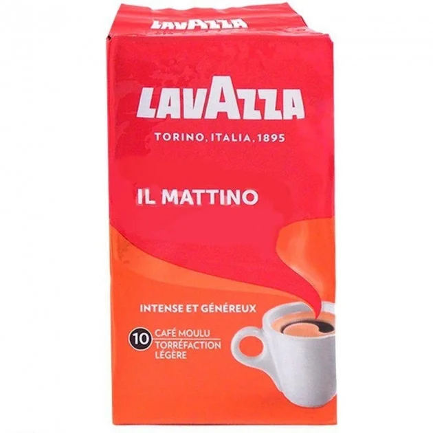 КАВА МЕЛЕНА LAVAZZA IL MATTINO 250 Г У ВАКУУМНІЙ УПАКОВЦІ