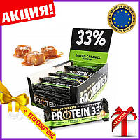 Protein BAR протеиновые батончики батончики без сахара карамель 12 шт GO ON Nutrition