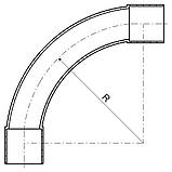 Коліно для труби Ø40 мм Копос 4140_FB, фото 2